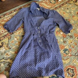 lov project blue star dress, xs